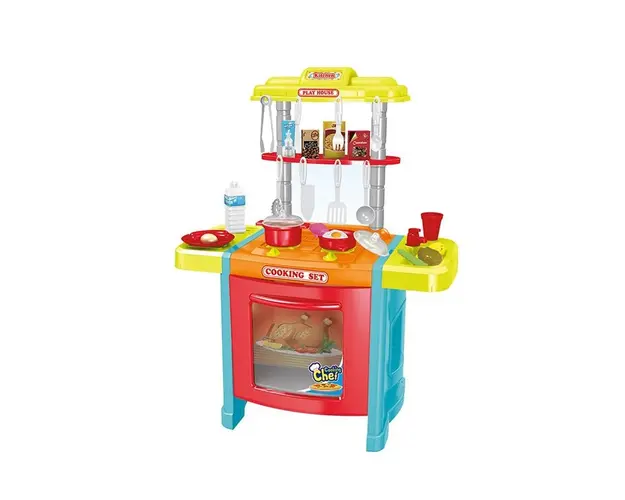 Bucatarie cu 42 accesorii Ocie Talented Chef Red