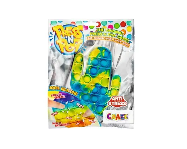 Jucarie antistress Craze Pop It Diverse forme si culori