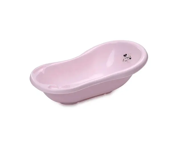 Cadita de baie cu scurgere Lorelli Disney 84 cm Minnie Love Pink