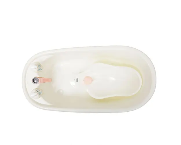 Cadita de baie cu suport Cangaroo Bubble pink
