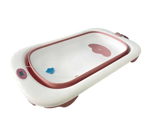 Cadita pliabila 87 cm Chipolino Coral Roz