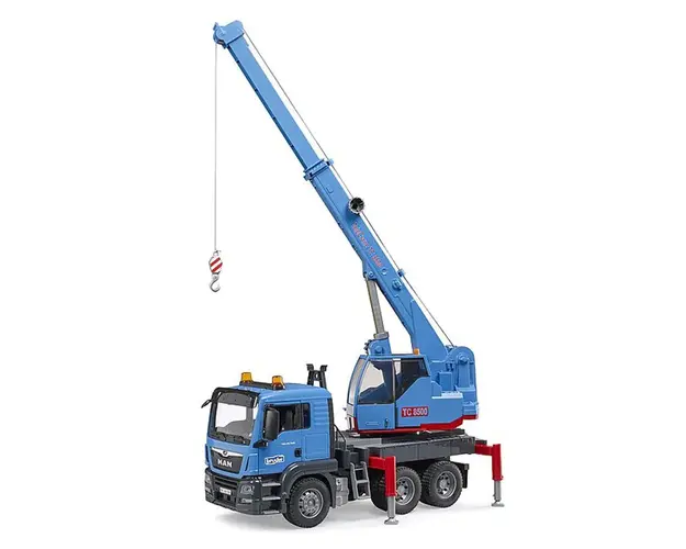 Camion cu macara mobila Bruder MAN TGS