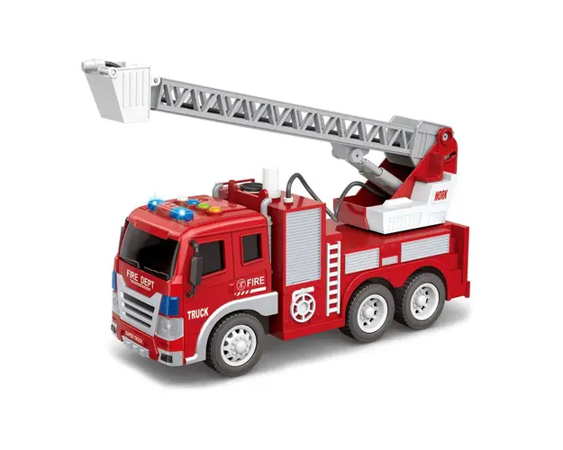 Camion de pompieri cu tun de apa Ntoys Rescue 1:16