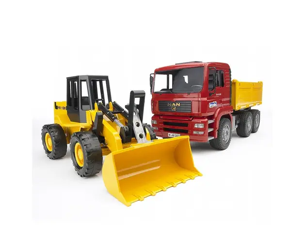 Camion Man TGA si incarcator articulat FR 130 Bruder 2752