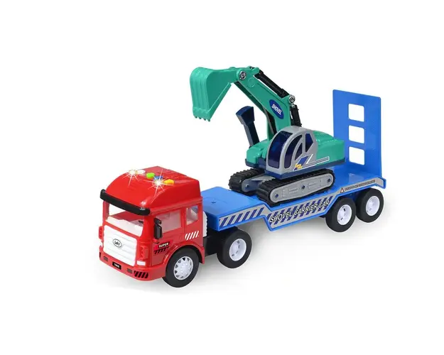 Camion transportator cu excavator cu senile Power Truck