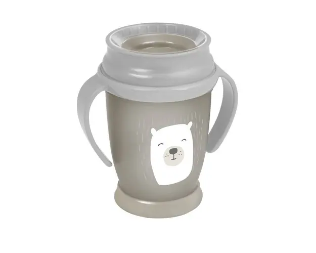 Cana antivarsare cu manere 250 ml Lovi Junior Buddy Bear 12 luni +