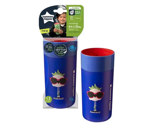 Cana izoterma Tommee Tippee Easy Flow 250 ml 12 luni +