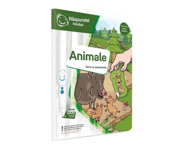 Carte cu autocolante Raspundel Istetel Animale