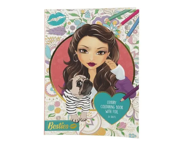 Carte de colorat Grafix Luxury Besties 24 pagini