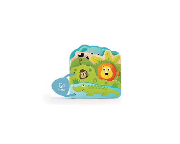 Carte din lemn Hape Animale Salbatice