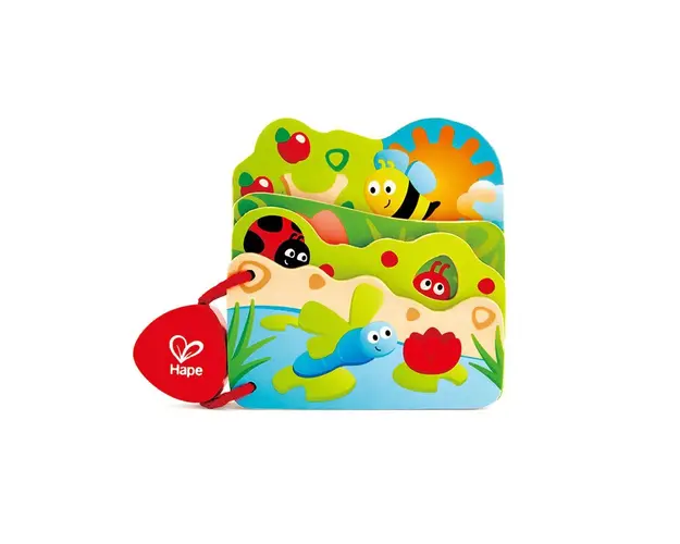 Carte din lemn Hape Insecte
