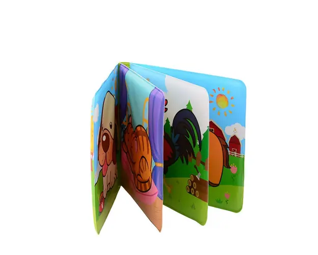 Carte pentru baie cu animale Happy World