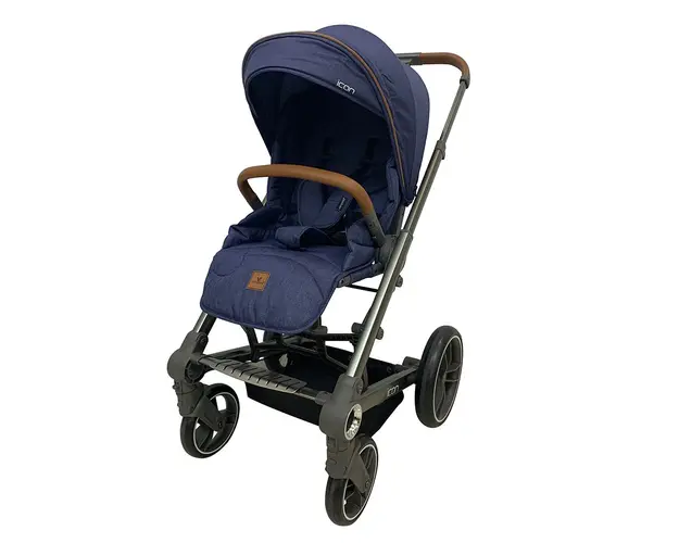 Carucior combinat 2 in 1 Moni Icon 2019 denim