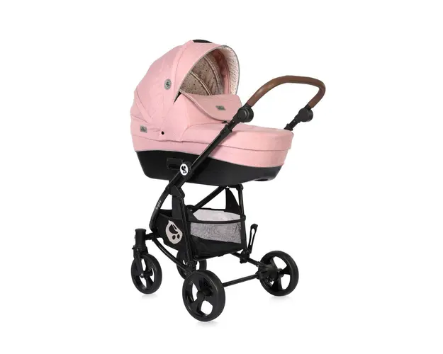 Carucior combinat 3 in 1 Lorelli Crysta 2022 Blossom Pink