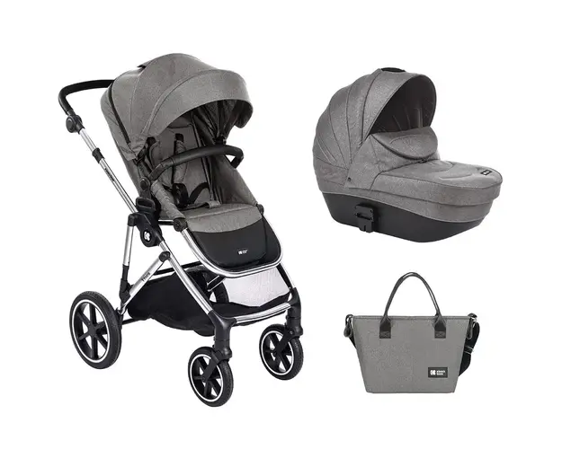 Carucior combinat cu landou Kikka Boo Thea Light Grey