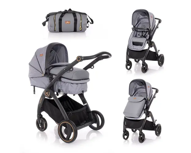 Carucior combinat Lorelli Premium Adria 2020 Grey