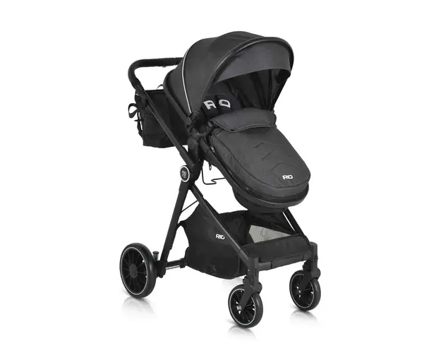 Carucior combinat Moni Rio 2024 Negru