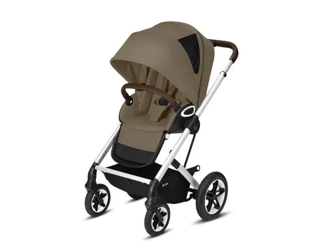 Carucior Cybex Gold TALOS S LUX Classic Beige cu cadru argintiu