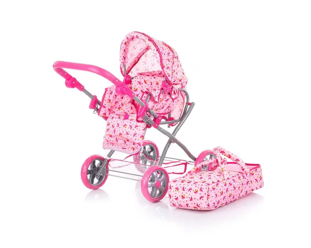 Carucior pentru papusi Chipolino Nelly Pink