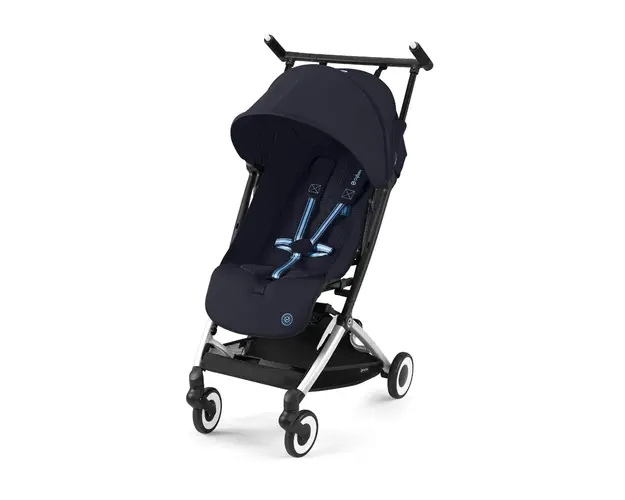 Carucior sport Cybex Gold Libelle Dark Blue cu cadru argintiu