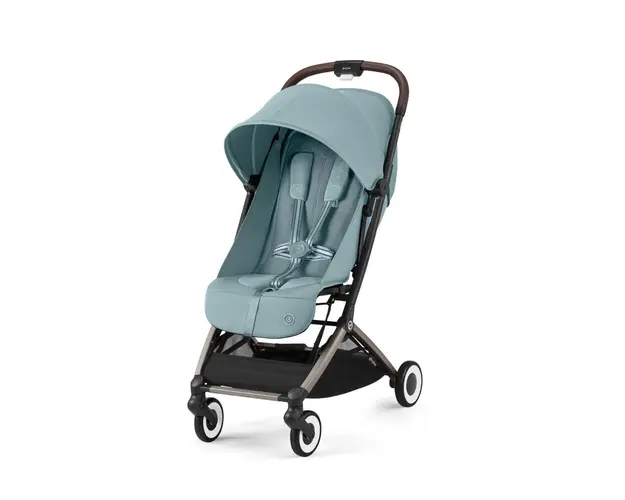 Carucior sport Cybex Gold Orfeo Stormy Blue cu cadru Taupe