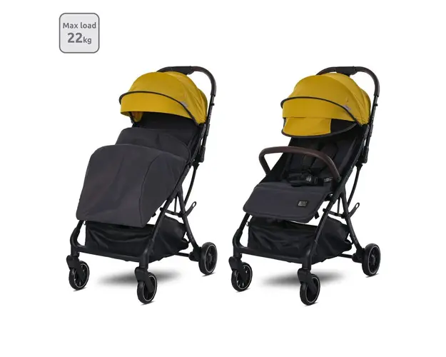 Carucior sport Lorelli Premium Minori 2024 0 luni + Lemon Curry