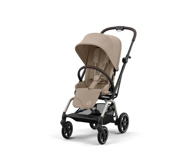 Carucior sport rotativ Cybex Gold Eezy S Twist+ 2 Almond Beige cu cadru taupe