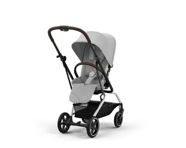 Carucior sport rotativ Cybex Gold Eezy S Twist+ 2 Fog Grey cu cadru argintiu