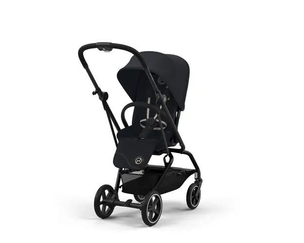Carucior sport rotativ Cybex Gold Eezy S Twist+ 2 Magic Black cu cadru negru
