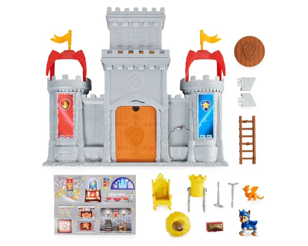 Castel cu figurina Chase Paw Patrol Rescue Knights