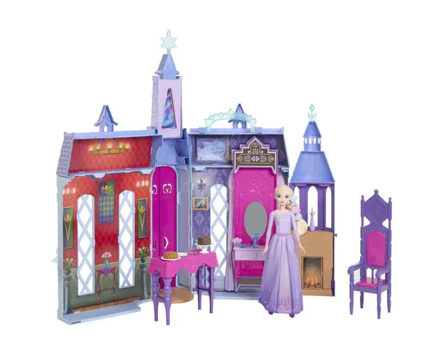 Castelul Regal Disney Frozen Arendelle cu papusa Mattel