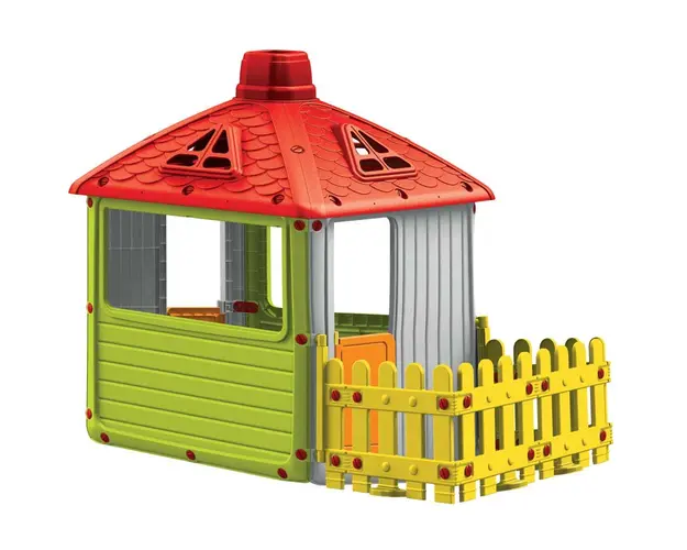 Casuta de gradina cu gard Dolu 132x158x104