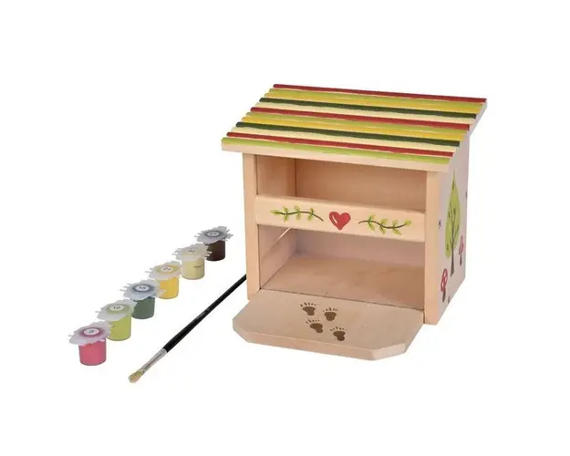 Casuta de pictat pentru hranit veverite Eichhorn