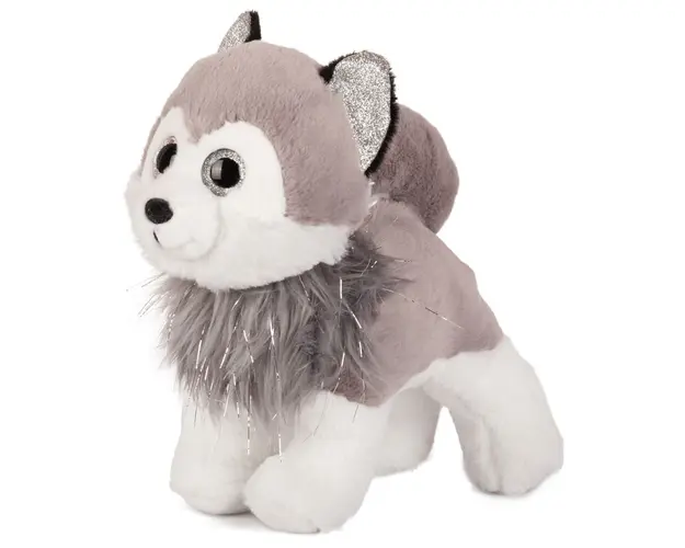 Catelus Husky de plus Amek 28 cm