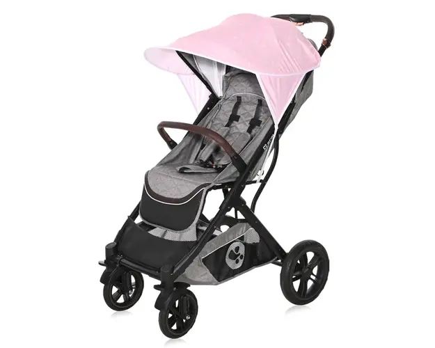 Copertina pentru carucior cu protectie UV model universal Pink stars