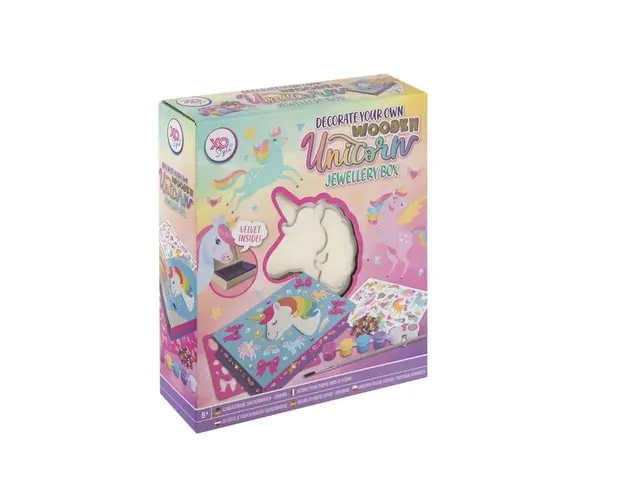 Cutie bijuterii din lemn pentru decorat Grafix