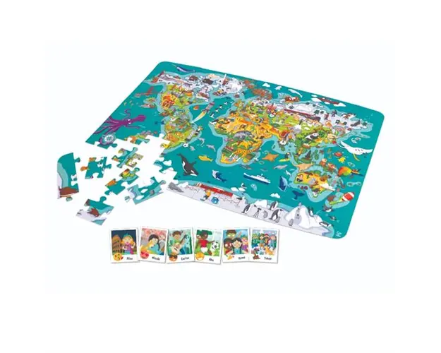 Puzzle carton Hape Observarea Lumii