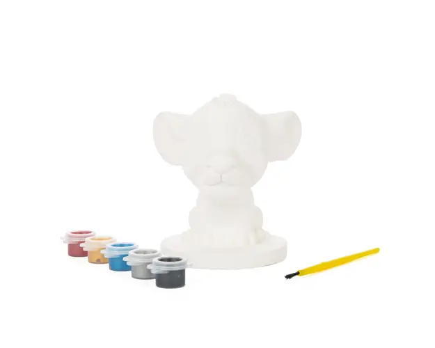 Figurina ceramica de colorat Disney Simba 14 cm