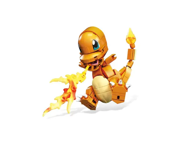 Figurina de asamblat Mega Bloks Construcx Pokemon Charmander 180 piese