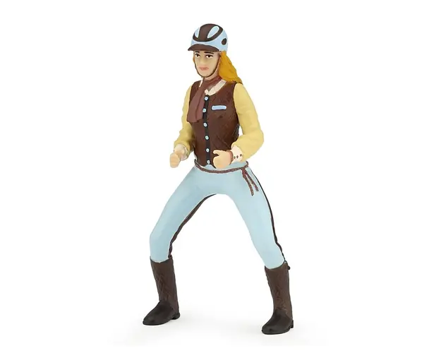 Figurina Papo Calareata echitatie bleu
