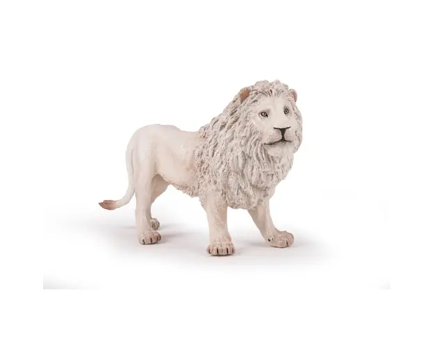 Figurina Papo Leu alb mare