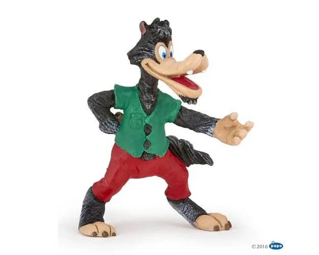 Figurina Papo Lup din Scufita Rosie