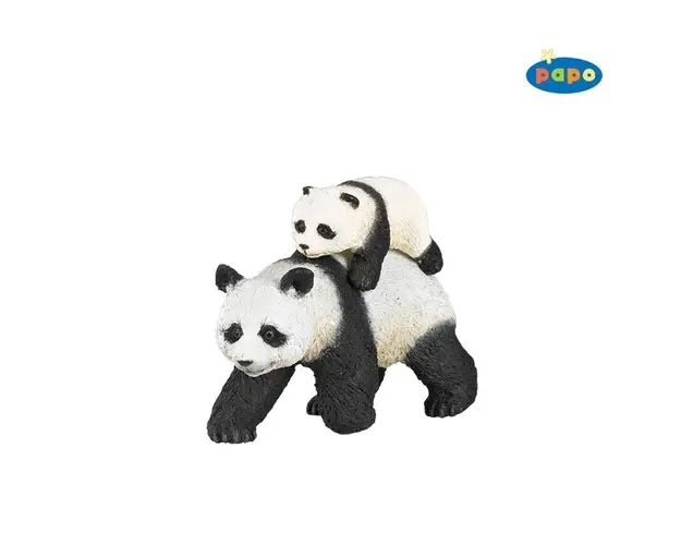 Figurina Papo Panda si pui panda