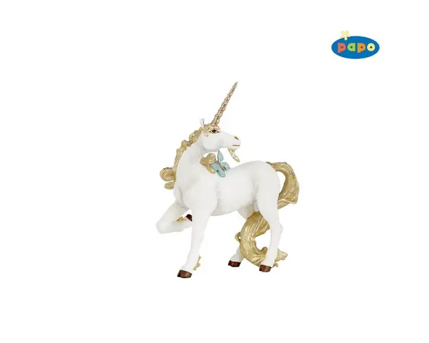 Figurina Papo Unicorn auriu