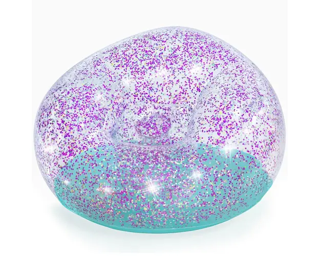 Fotoliu gonflabil Bestway Glitter Dream 114 x 112 x 66 cm