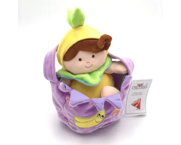 Gentuta mov cu papusa din plus 23 cm