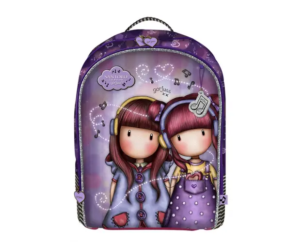 Ghiozdan clasa 0 captusit Gorjuss The Duet