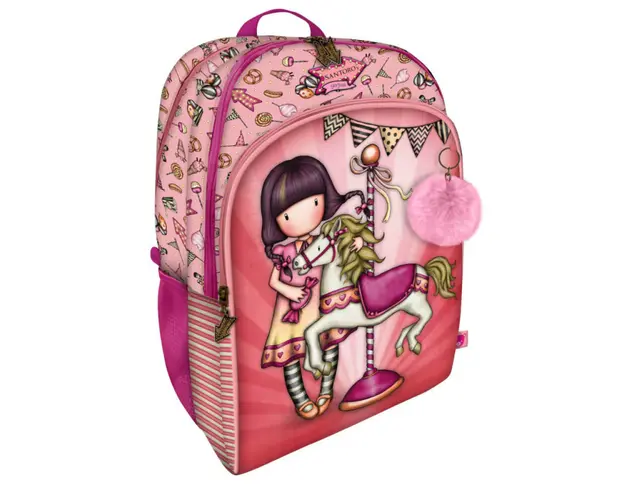 Ghiozdan cu 2 compartimente Santoro Gorjuss Carousel