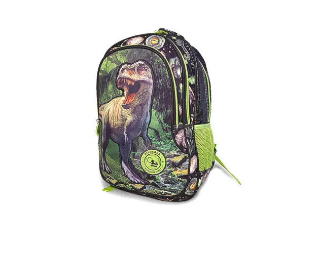 Ghiozdan cu 3 compartimente Dinosaur