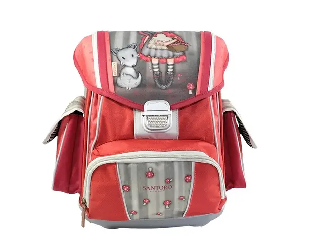 Ghiozdan ergonomic rigid Gorjuss Little Red Riding Hood 38 cm